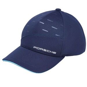 Porsche Design Blue Hat with Curved Brim adjustable NEW